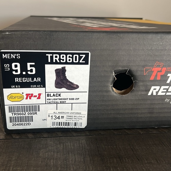 Men's Belleville TR960Z Hot Weather Side-Zip Tactical Boots - Picture 10 of 15